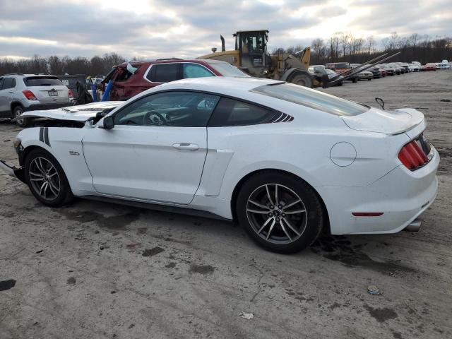 1FA6P8CF6H5276613 - 2017 FORD MUSTANG GT WHITE photo 2