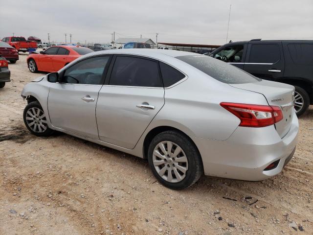 3N1AB7AP1HY220870 - 2017 NISSAN SENTRA S SILVER photo 2