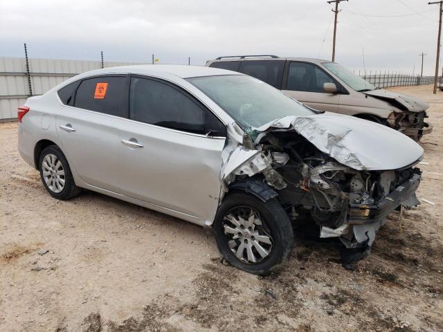 3N1AB7AP1HY220870 - 2017 NISSAN SENTRA S SILVER photo 4