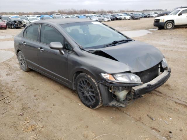 2HGFA16519H326898 - 2009 HONDA CIVIC LX GRAY photo 4