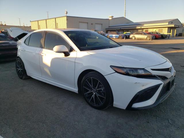 4T1S11AK8PU126133 - 2023 TOYOTA CAMRY SE NIGHT SHADE WHITE photo 4