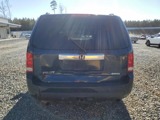 5FNYF4H56BB030035 - 2011 HONDA PILOT EXL BLUE photo 6