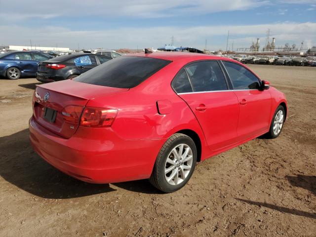 3VWD17AJ0EM356027 - 2014 VOLKSWAGEN JETTA SE RED photo 3