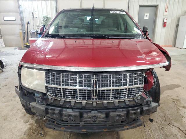 2LMDU88C58BJ40557 - 2008 LINCOLN MKX MAROON photo 5