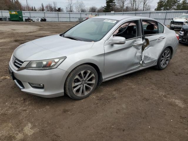 1HGCR2F54DA808239 - 2013 HONDA ACCORD SPORT SILVER photo 1