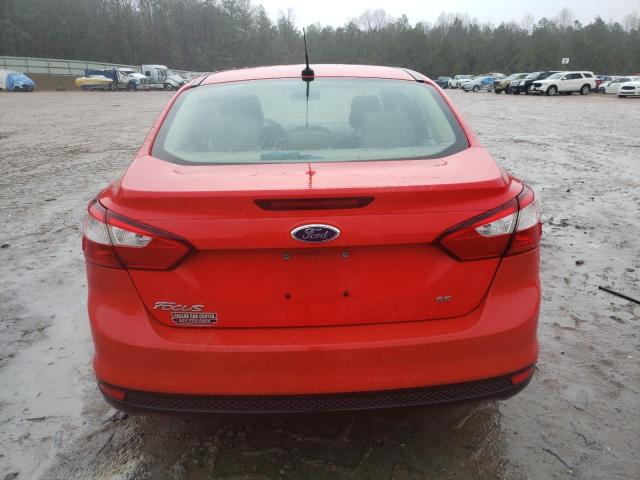 1FAHP3F25CL333280 - 2012 FORD FOCUS SE RED photo 6