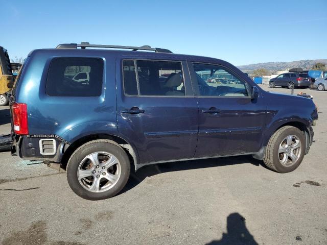 5FNYF4H56CB024737 - 2012 HONDA PILOT EXL BLUE photo 3