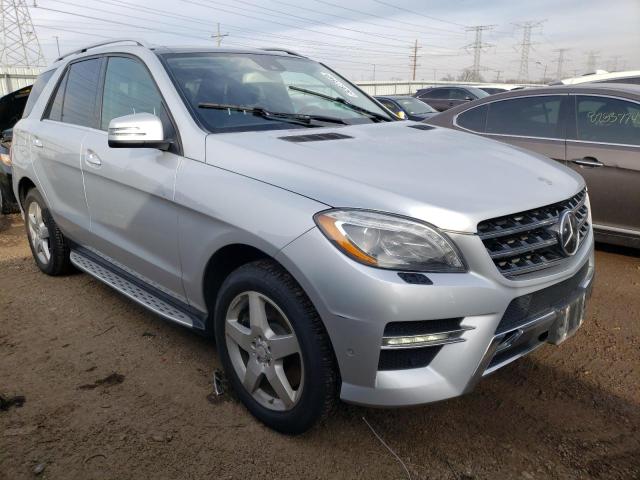 4JGDA7DBXDA154438 - 2013 MERCEDES-BENZ ML 550 4MATIC SILVER photo 4