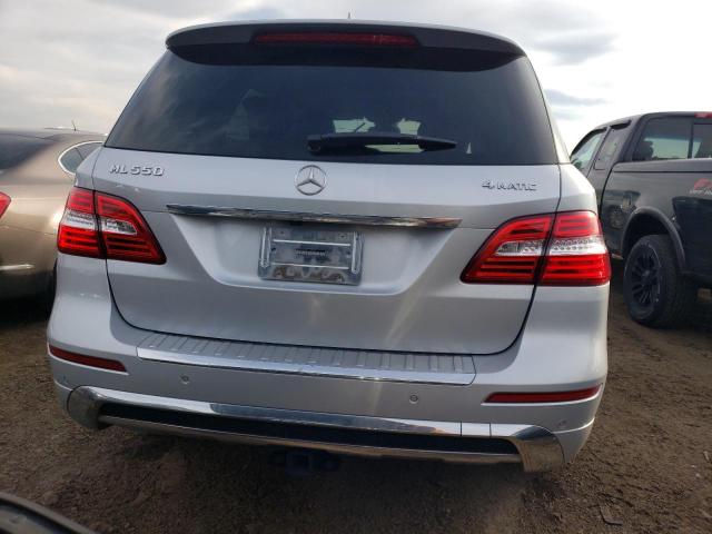 4JGDA7DBXDA154438 - 2013 MERCEDES-BENZ ML 550 4MATIC SILVER photo 6