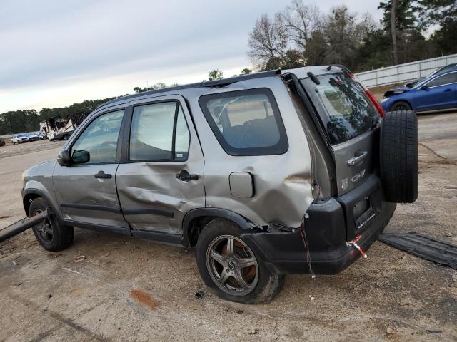 JHLRD68555C016136 - 2005 HONDA CR-V LX GRAY photo 2