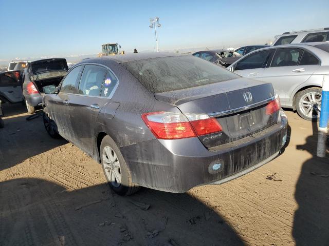 1HGCR2F31EA046326 - 2014 HONDA ACCORD LX GRAY photo 2