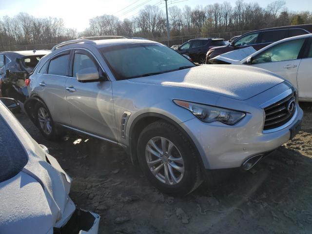 JN8CS1MW5DM174807 - 2013 INFINITI FX37 SILVER photo 4