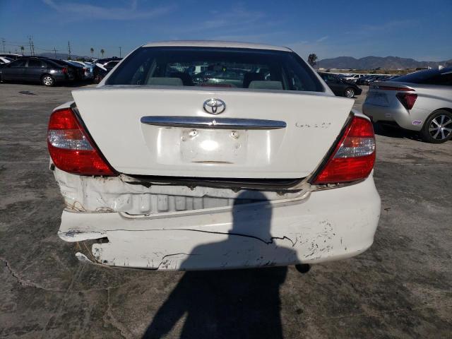 4T1BE32K14U371964 - 2004 TOYOTA CAMRY LE WHITE photo 6