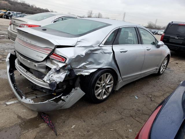 3LN6L2J96GR614874 - 2016 LINCOLN MKZ SILVER photo 3