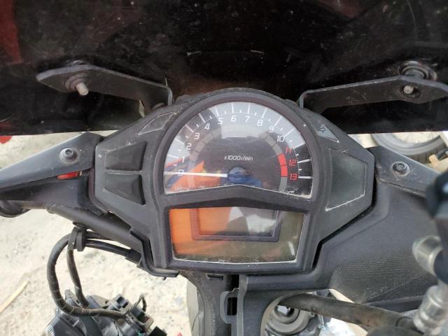 JKAEXEE16CDA03995 - 2012 KAWASAKI EX650 EC RED photo 7