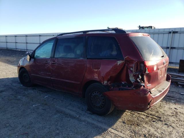 5TDZK23C79S227229 - 2009 TOYOTA SIENNA CE RED photo 2