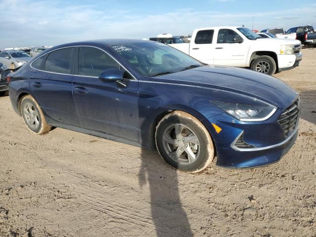 5NPEG4JA4MH096823 - 2021 HYUNDAI SONATA SE BLUE photo 4