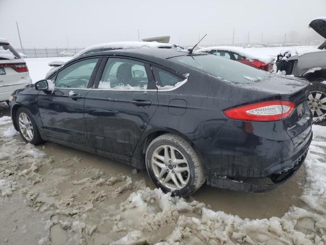 1FA6P0H71E5380697 - 2014 FORD FUSION SE BLACK photo 2