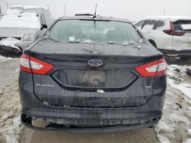 1FA6P0H71E5380697 - 2014 FORD FUSION SE BLACK photo 6