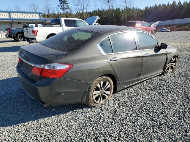 1HGCR2F33FA071858 - 2015 HONDA ACCORD LX GRAY photo 3