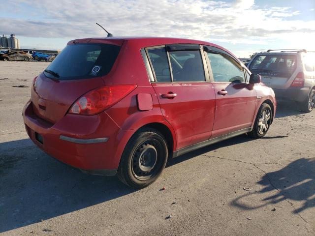 3N1BC1CPXAL390580 - 2010 NISSAN VERSA S RED photo 3