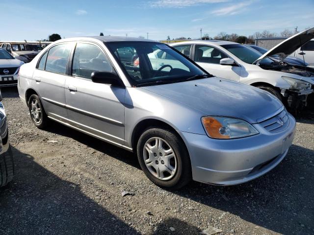 2HGES16562H542762 - 2002 HONDA CIVIC LX SILVER photo 4