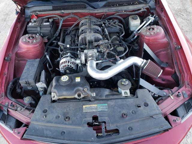 1ZVFT80N275283801 - 2007 FORD MUSTANG BURGUNDY photo 11