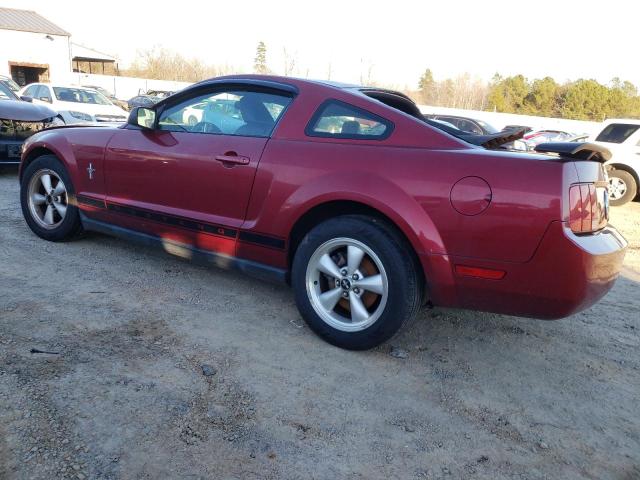 1ZVFT80N275283801 - 2007 FORD MUSTANG BURGUNDY photo 2