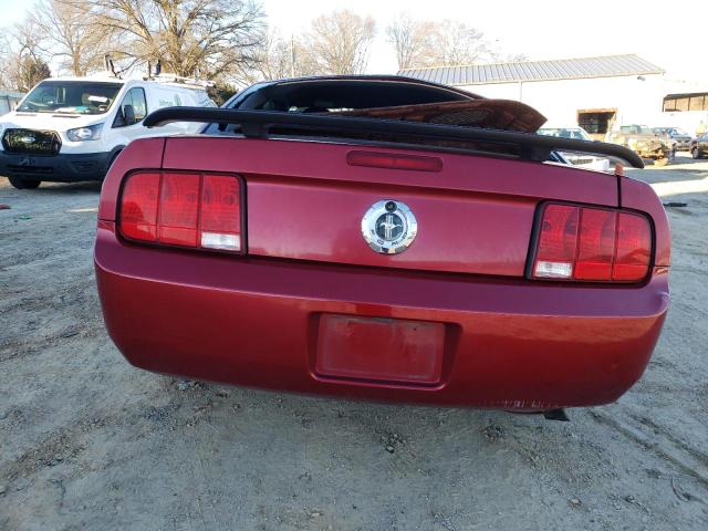 1ZVFT80N275283801 - 2007 FORD MUSTANG BURGUNDY photo 6