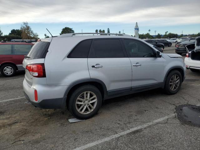 5XYKT4A60EG434432 - 2014 KIA SORENTO LX SILVER photo 3