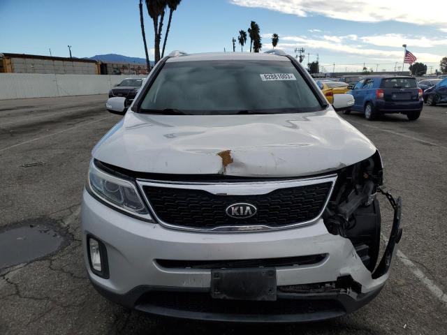 5XYKT4A60EG434432 - 2014 KIA SORENTO LX SILVER photo 5