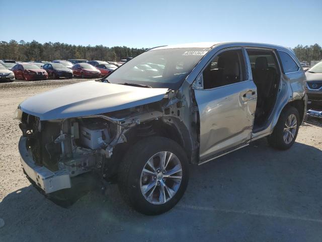 5TDKKRFH4FS110396 - 2015 TOYOTA HIGHLANDER XLE CREAM photo 1