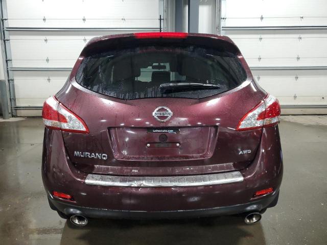 JN8AZ1MW8EW514704 - 2014 NISSAN MURANO S BURGUNDY photo 6