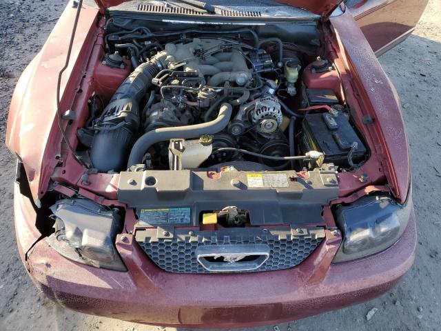 1FAFP406X4F139353 - 2004 FORD MUSTANG RED photo 11