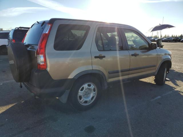 JHLRD68555C007565 - 2005 HONDA CR-V LX TAN photo 3