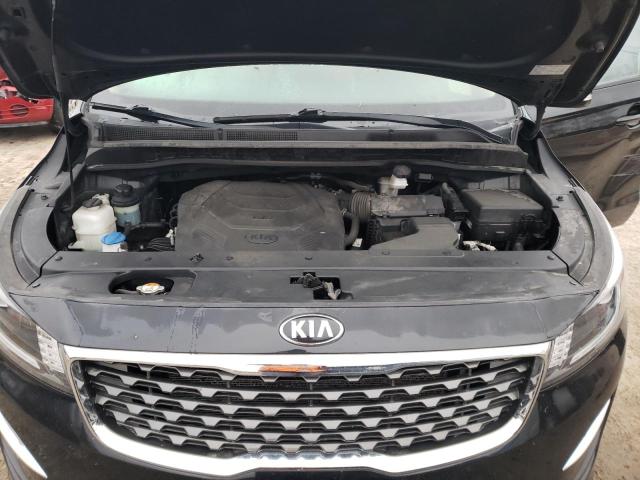 KNDMB5C15K6541283 - 2019 KIA SEDONA LX BLACK photo 11