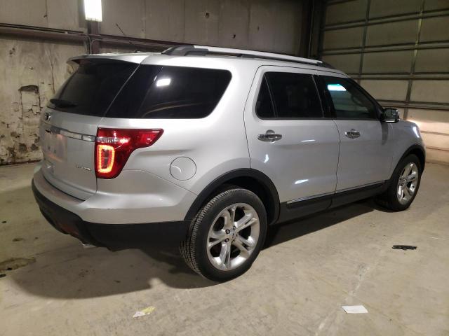 1FM5K7F82DGB78796 - 2013 FORD EXPLORER LIMITED SILVER photo 3