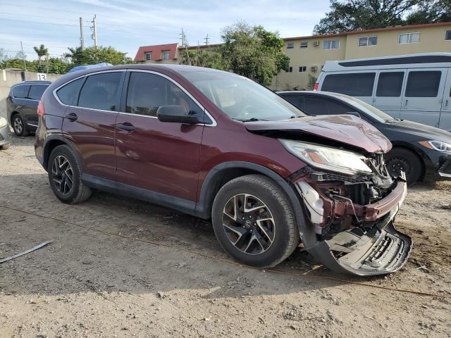 2HKRM3H49GH561606 - 2016 HONDA CR-V SE BURGUNDY photo 4