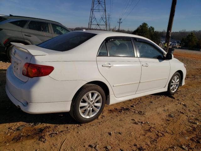 2T1BU4EE4AC488871 - 2010 TOYOTA COROLLA BASE WHITE photo 3