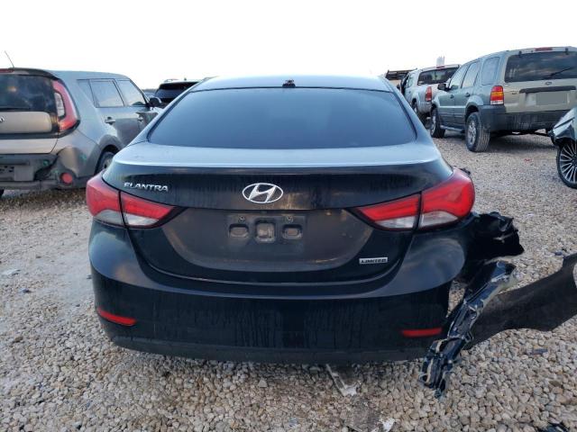 KMHDH4AE1EU090685 - 2014 HYUNDAI ELANTRA SE BLACK photo 6