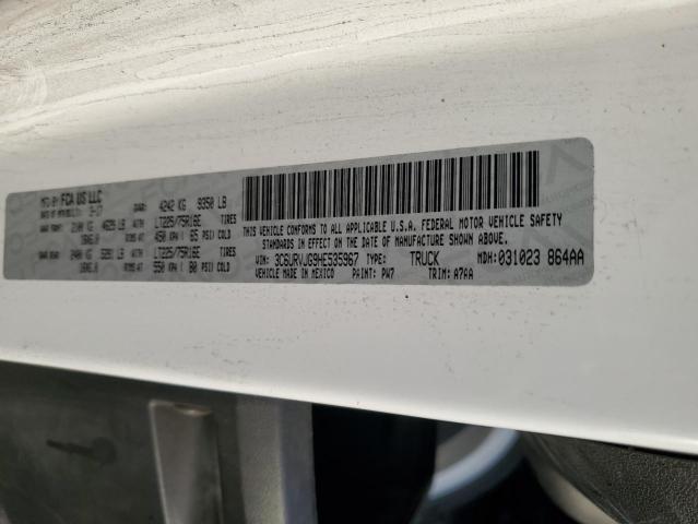 3C6URVJG9HE535967 - 2017 RAM PROMASTER 3500 HIGH თეთრი ფოტო 13