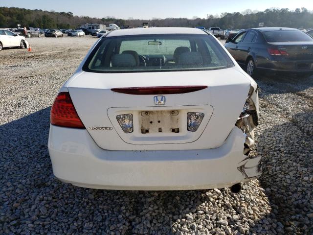 1HGCM56396A158275 - 2006 HONDA ACCORD SE WHITE photo 6