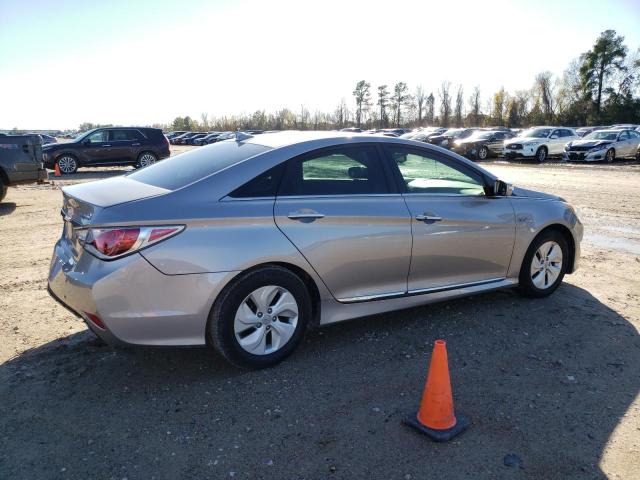 KMHEC4A47EA108201 - 2014 HYUNDAI SONATA HYBRID SILVER photo 3