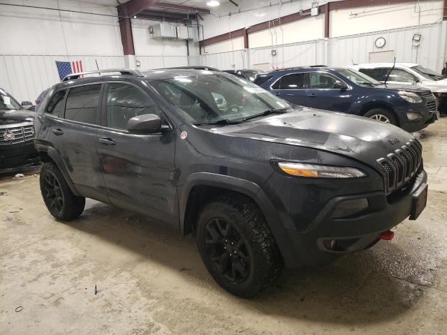 1C4PJMBS0HW591036 - 2017 JEEP CHEROKEE TRAILHAWK CHARCOAL photo 4
