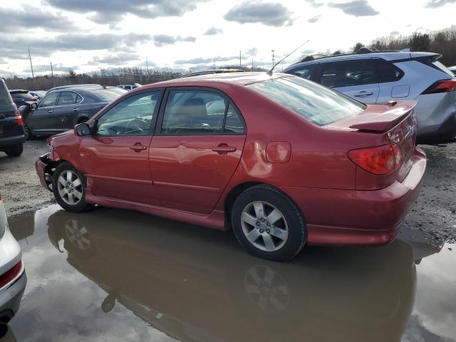 2T1BR32EX8C915061 - 2008 TOYOTA CAROLLA CE RED photo 2