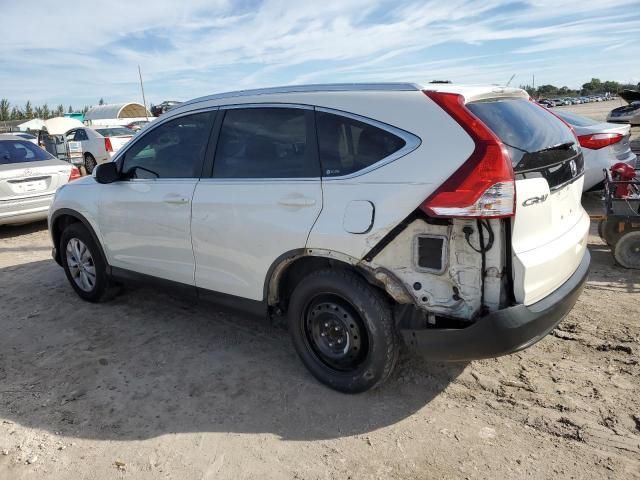 5J6RM3H79CL027712 - 2012 HONDA CR-V EXL WHITE photo 2