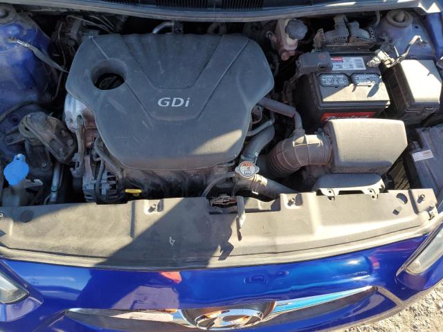 KMHCT4AE6CU219995 - 2012 HYUNDAI ACCENT GLS BLUE photo 11