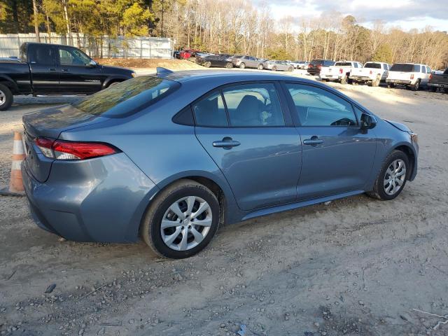 5YFEPMAE2MP173677 - 2021 TOYOTA COROLLA LE BLUE photo 3