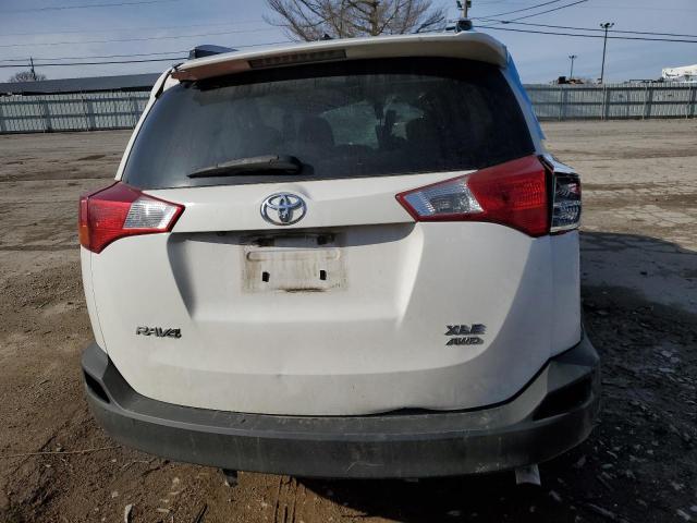 2T3RFREV2EW184147 - 2014 TOYOTA RAV4 XLE WHITE photo 6