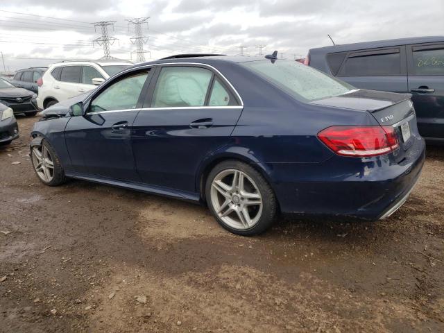 WDDHF8JB9EA878923 - 2014 MERCEDES-BENZ E 350 4MATIC BLUE photo 2